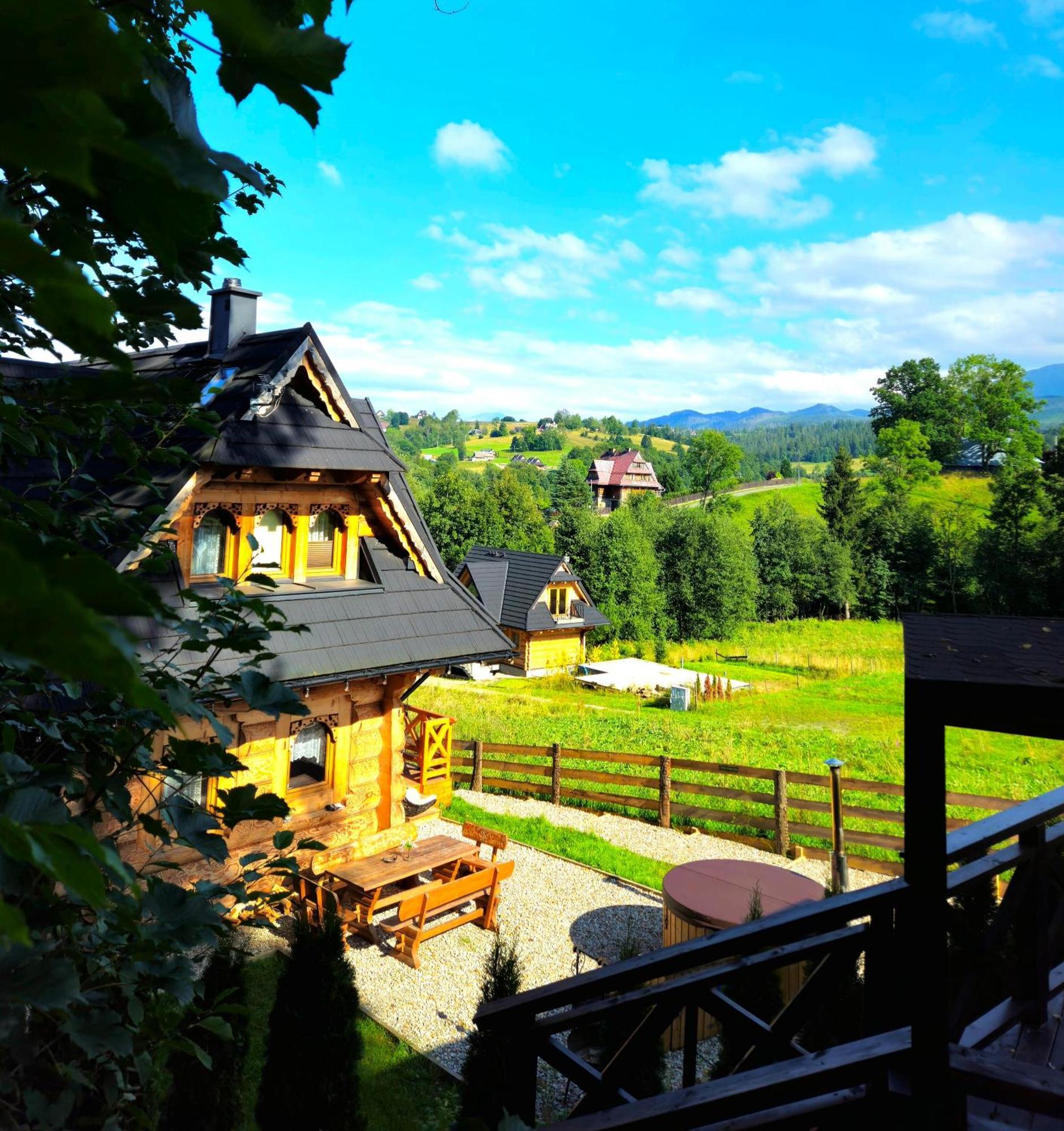 Goralska Chatka 3 Highland Cottage - Jacuzzi, Sauna, Split Ac, Private Parking, Mountains View Zakopane Eksteriør billede