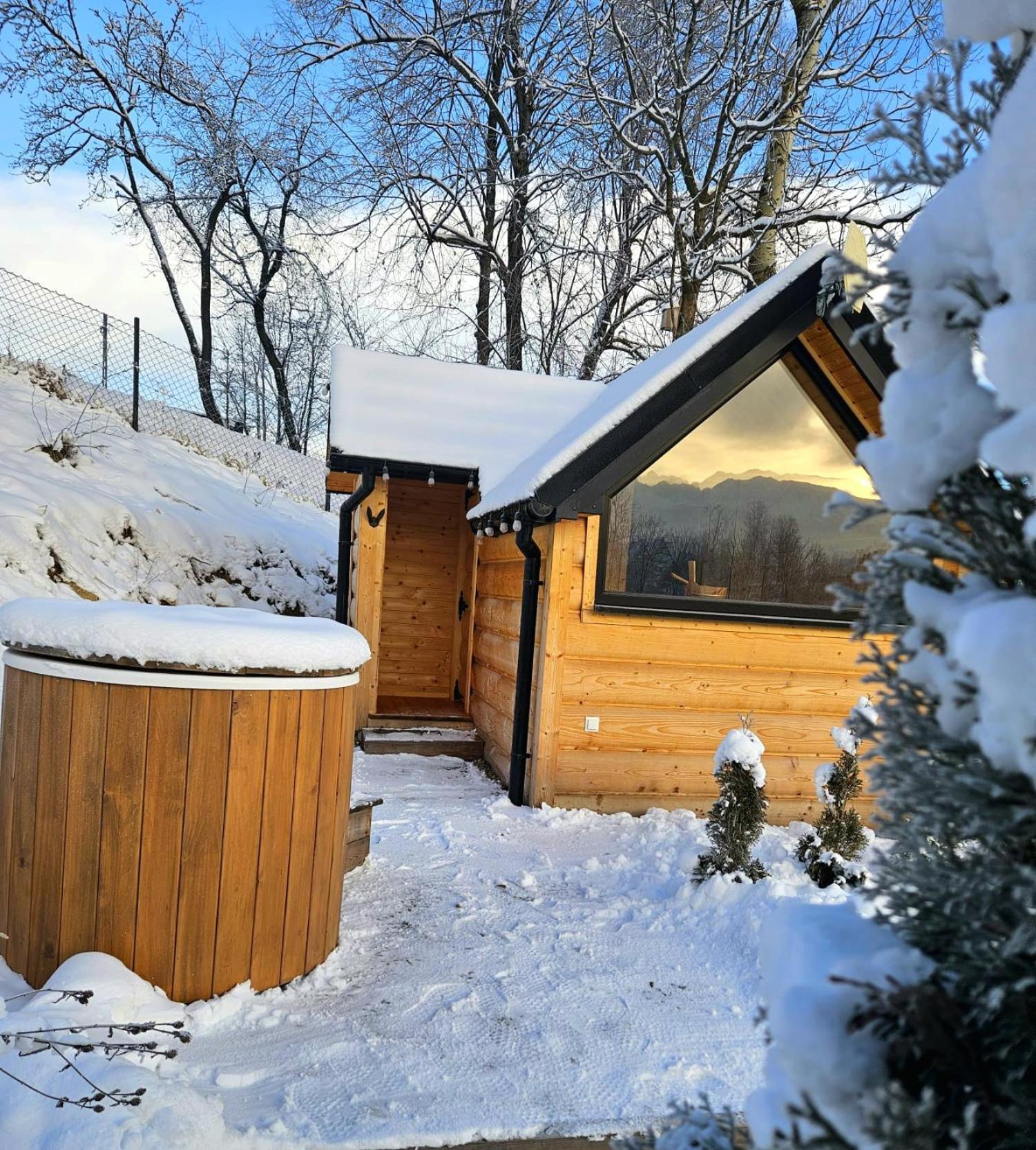 Goralska Chatka 3 Highland Cottage - Jacuzzi, Sauna, Split Ac, Private Parking, Mountains View Zakopane Eksteriør billede
