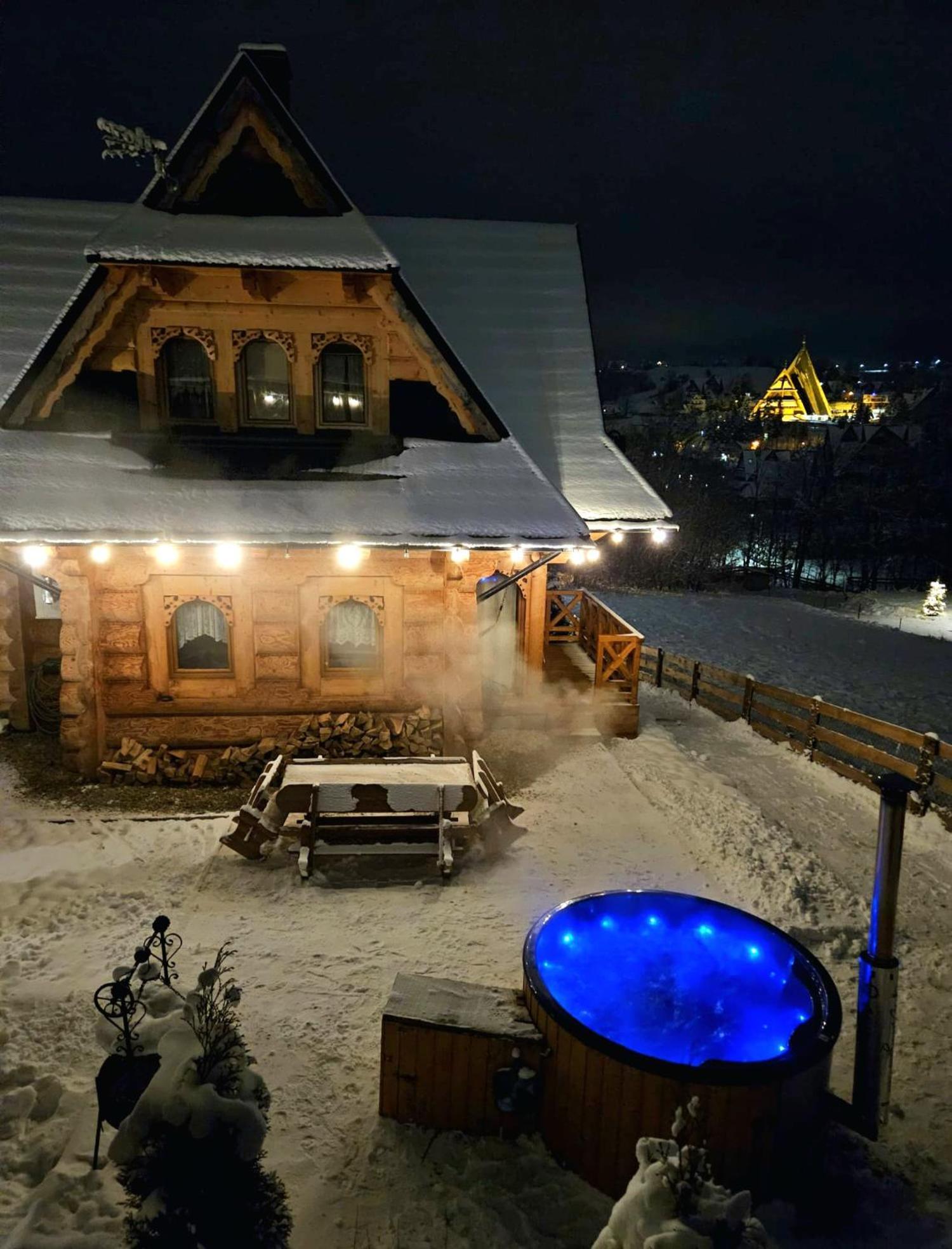 Goralska Chatka 3 Highland Cottage - Jacuzzi, Sauna, Split Ac, Private Parking, Mountains View Zakopane Eksteriør billede
